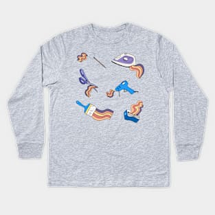 Make magic - all tools Kids Long Sleeve T-Shirt